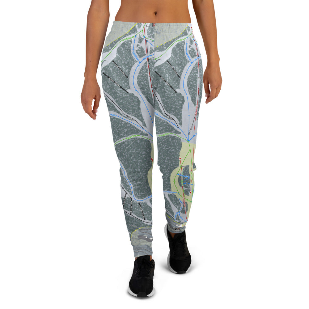 Sunlight, Colorado Ski Trail Map Women's Mid-Layer - Powderaddicts