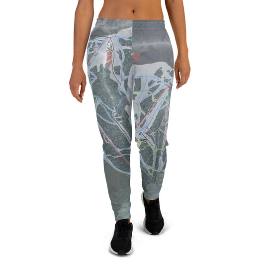 Fernie, British Columbia Ski Trail Map Women's Mid-Layer - Powderaddicts
