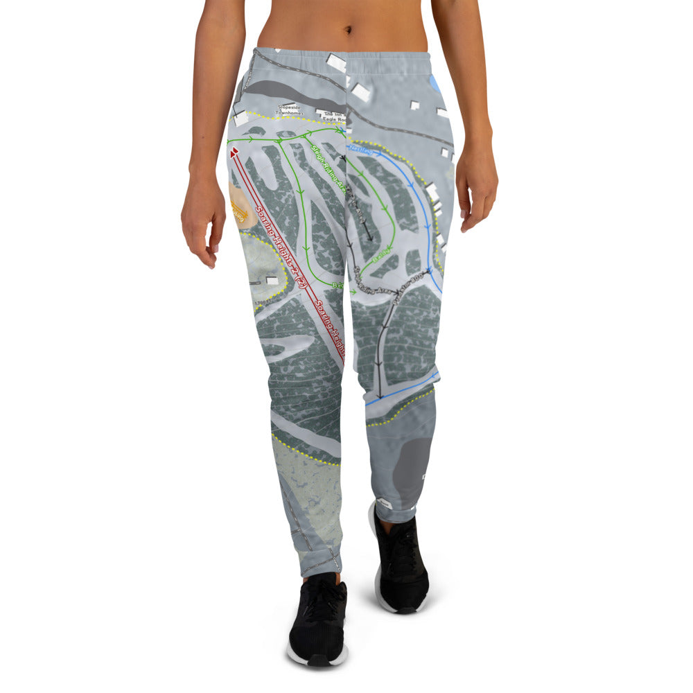 Eagle Rock, Pennsylvania Ski Trail Map Women's Mid-Layer - Powderaddicts