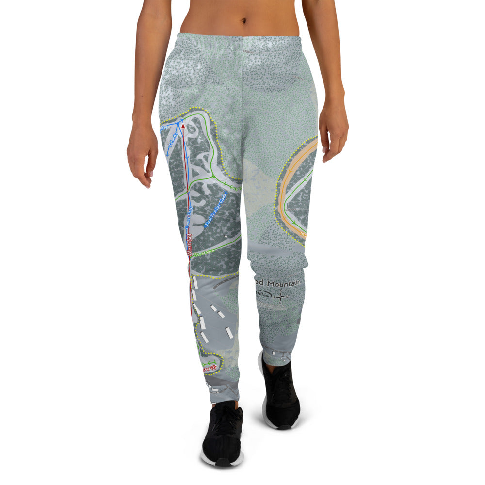 Crotched Mountain, New Hampshire Ski Trail Map Women's Mid-Layer