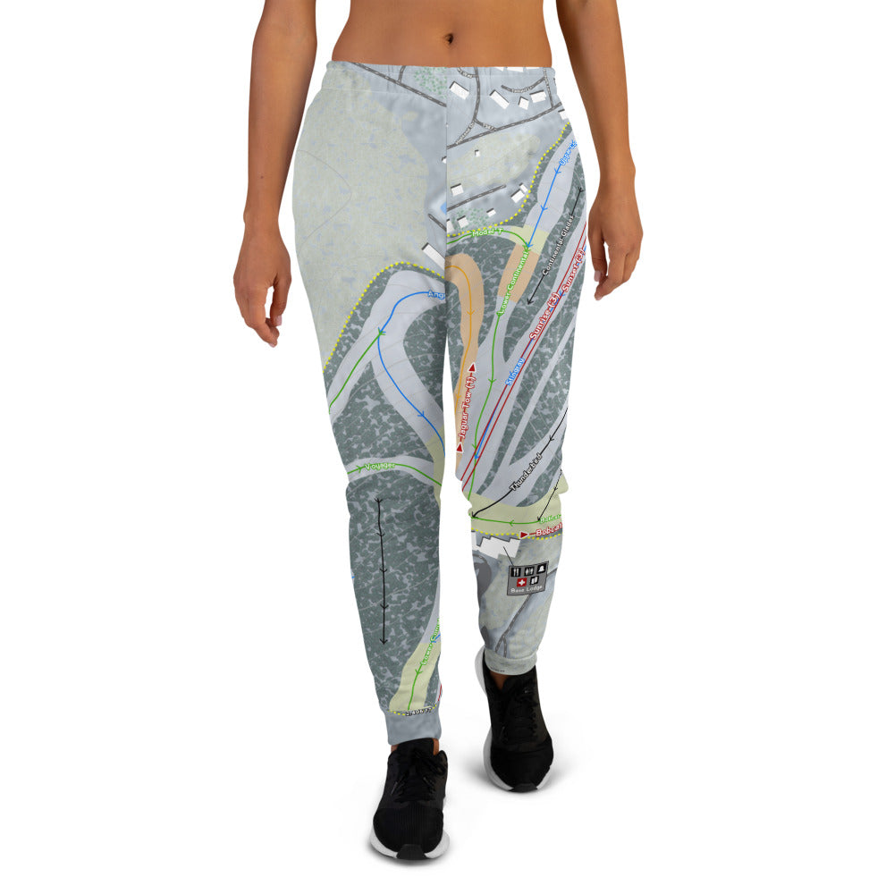 Hidden Valley, Pennsylvania Ski Trail Map Women's Mid-Layer - Powderaddicts