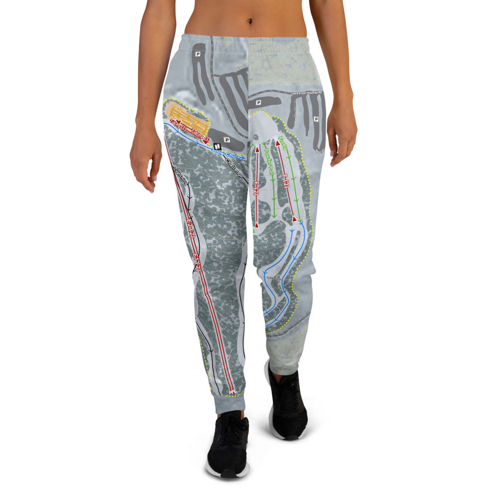 Jack Frost, Pennsylvania Ski Trail Map Women's Mid-Layer - Powderaddicts