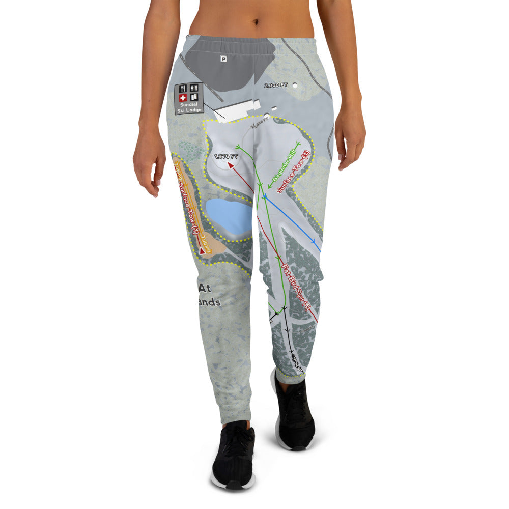 Mystic Mountain Nemacolin, Pennsylvania Ski Trail Map Women's Mid-Layer