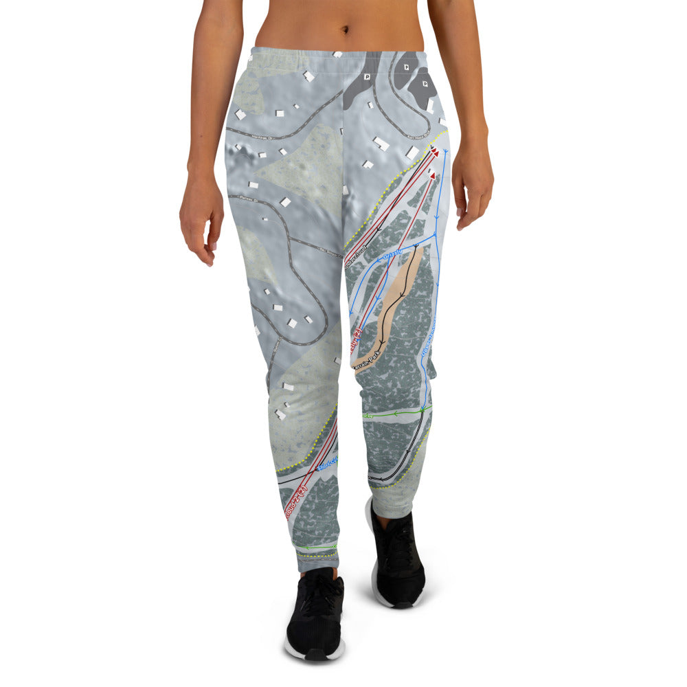 Ski Big Bear, Pennsylvania Ski Trail Map Women's Mid-Layer - Powderaddicts