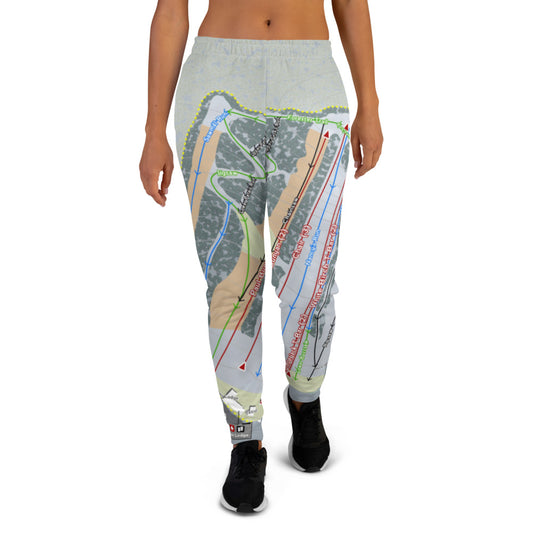 Ski Sawmill, Pennsylvania Ski Trail Map Women's Mid-Layer - Powderaddicts