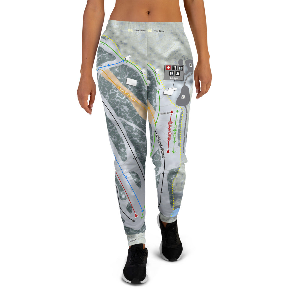 Frost Fire, North Dakota Ski Trail Map Women's Mid-Layer