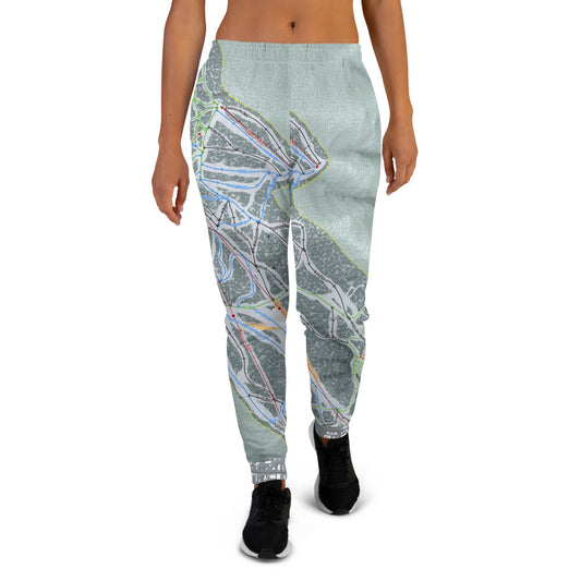 Red River, New Mexico Ski Trail Map Women's Mid-Layer - Powderaddicts