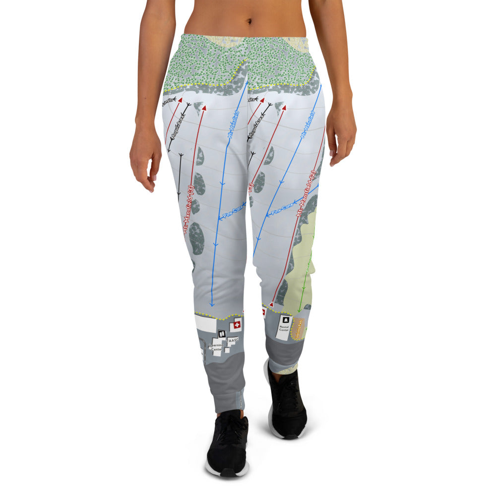 Snow Trails, Ohio Ski Trail Map Women's Mid-Layer - Powderaddicts