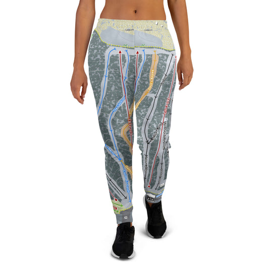 Devil's Head, Wisconsin Ski Trail Map Women's Mid-Layer - Powderaddicts