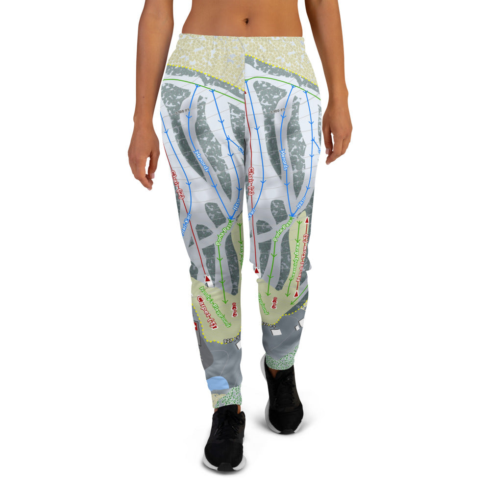 Nordic Mountain, Wisconsin Ski Trail Map Women's Mid-Layer