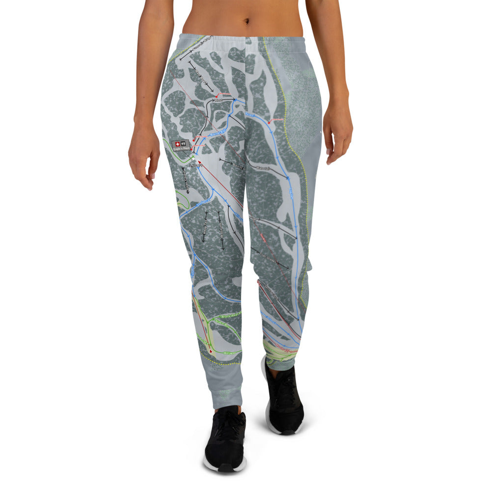 Eaglecrest, Alaska Ski Trail Map Women's Mid-Layer
