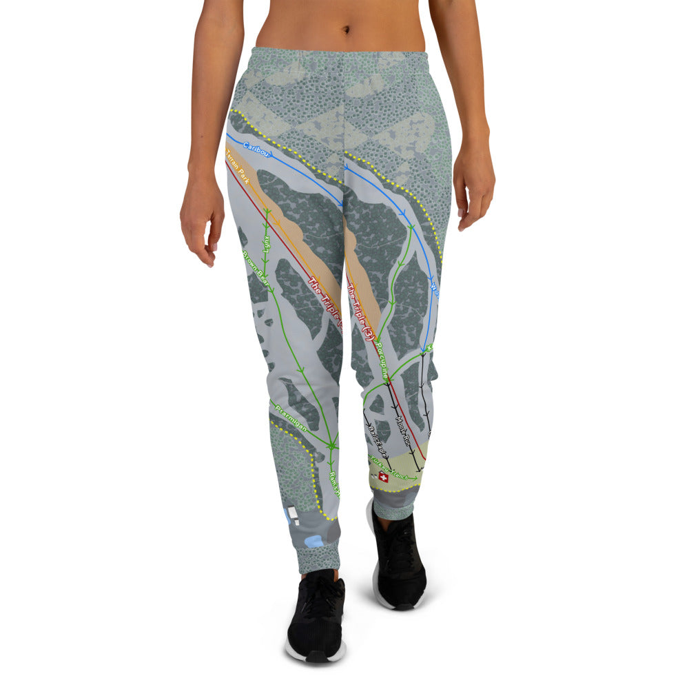 Hilltop, Alaska Ski Trail Map Women's Mid-Layer