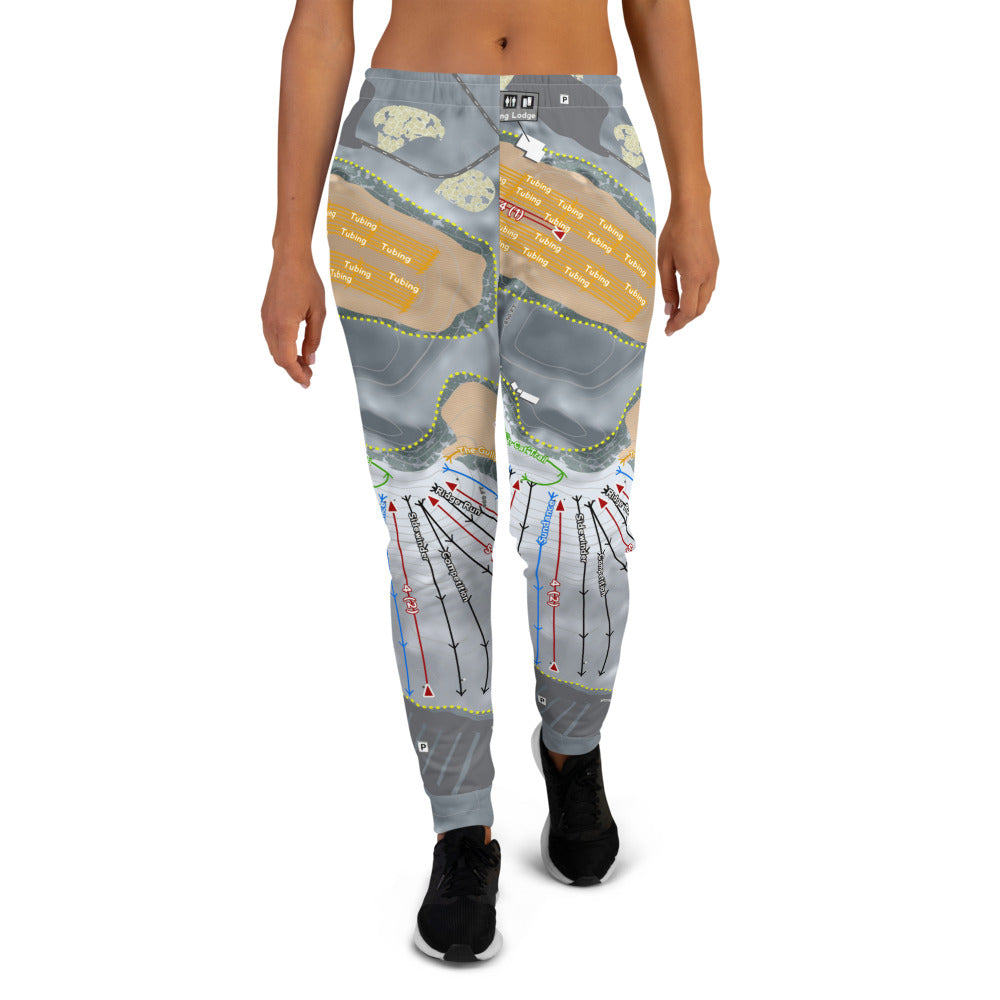 Wilmot, Wisconsin Ski Trail Map Women's Mid-Layer - Powderaddicts