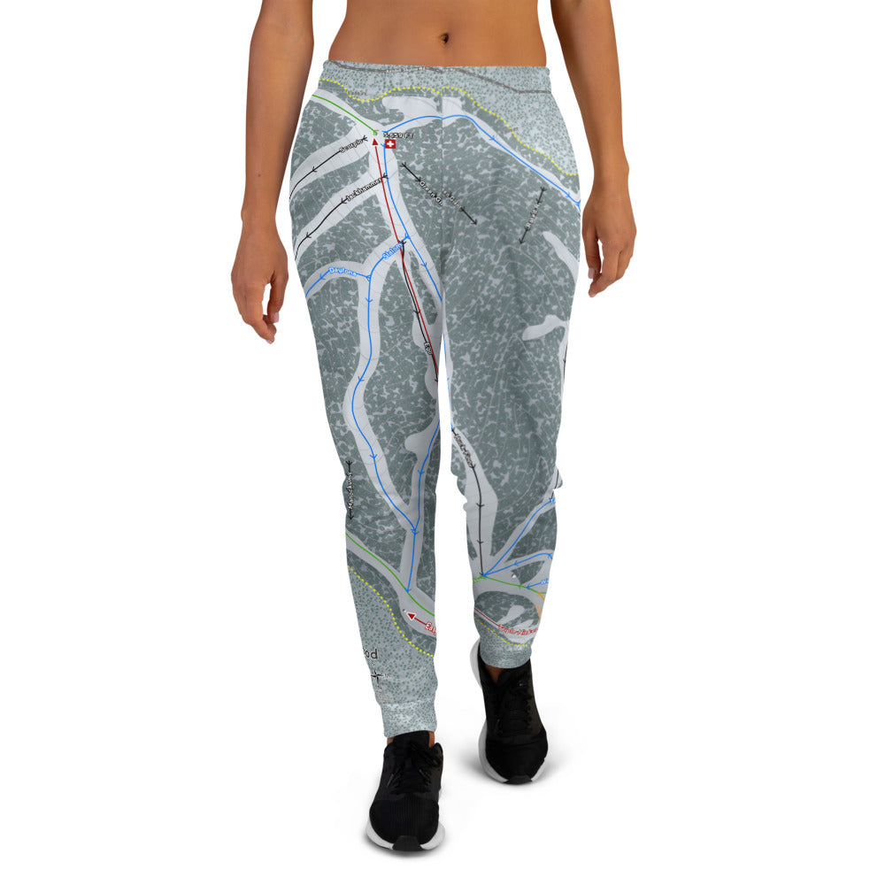 Bluewood, Washington Ski Trail Map Women's Mid-Layer