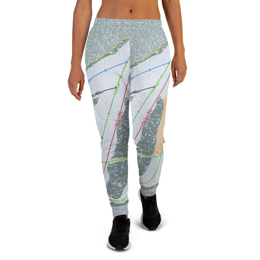 Little Ski Hill, Idaho Ski Trail Map Women's Mid-Layer - Powderaddicts