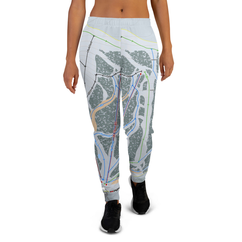 Pomerelle, Idaho Ski Trail Map Women's Mid-Layer