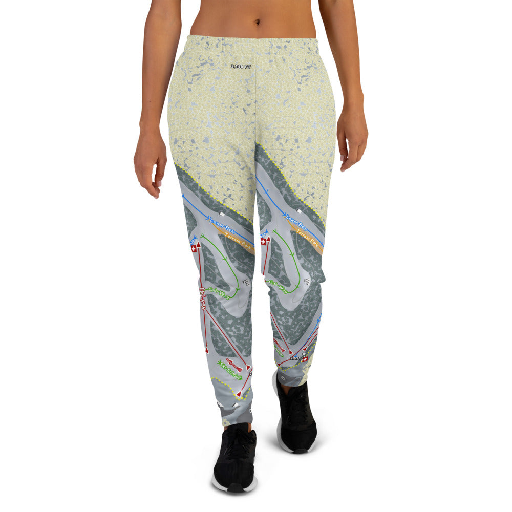 Ober Gatlinburg, Tennessee Ski Trail Map Women's Mid-Layer