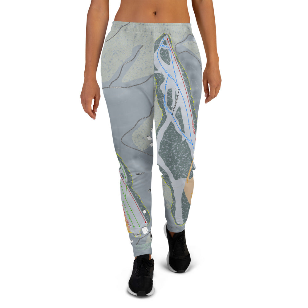 The Homestead, Virginia Ski Trail Map Women's Mid-Layer