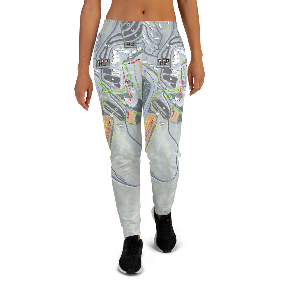Wintergreen, Virginia Ski Trail Map Women's Mid-Layer