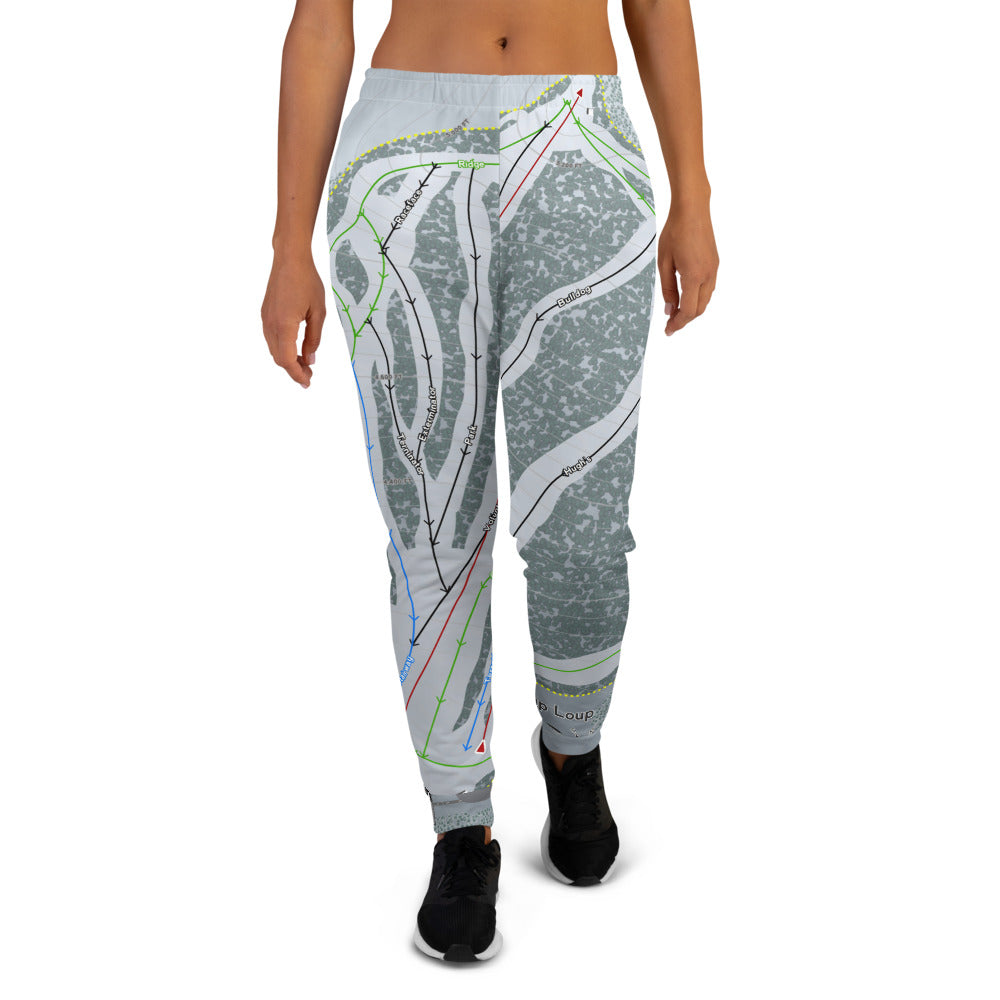 Loup Loup, Washington Ski Trail Map Women's Mid-Layer