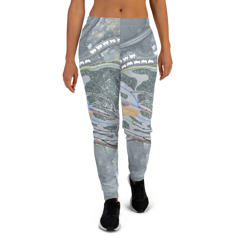 Bousquet, Massachusetts Ski Trail Map Women's Mid-Layer