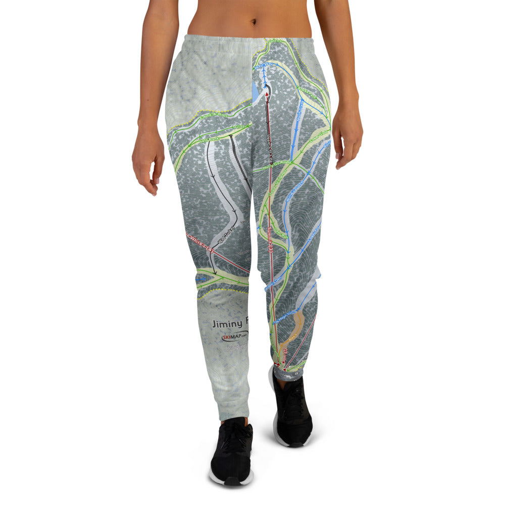 Jiminy Peak, Massachusetts Ski Trail Map Women's Mid-Layer