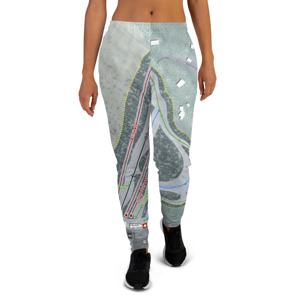 Otis Ridge, Massachusetts Ski Trail Map Women's Mid-Layer
