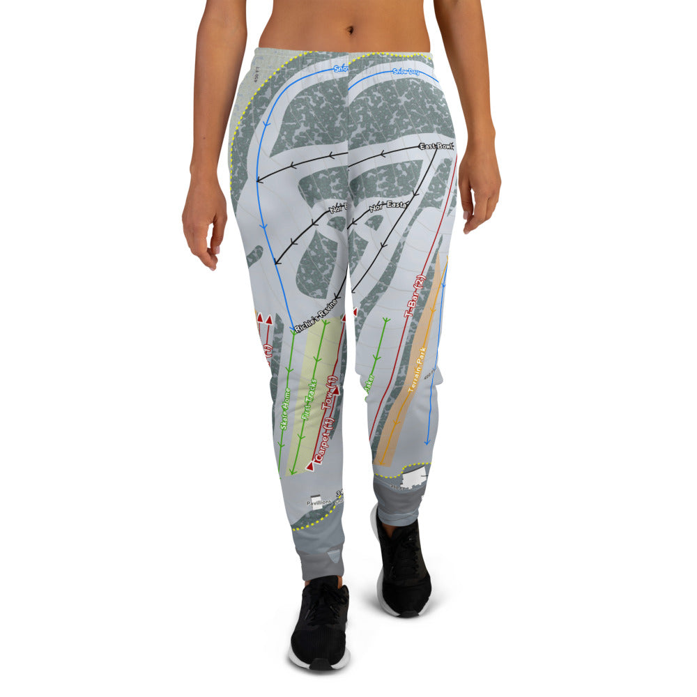 Ski Ward, Massachusetts Ski Trail Map Women's Mid-Layer