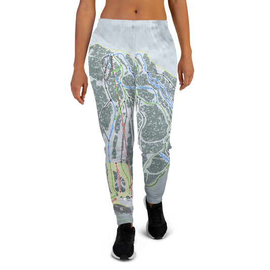 Antelope Butte, Wyoming Ski Trail Map Women's Mid-Layer - Powderaddicts