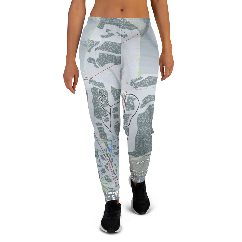 Snow King, Wyoming Ski Trail Map Women's Mid-Layer