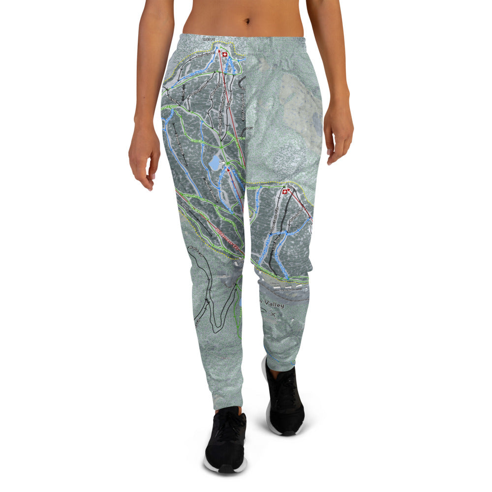 Bolton Valley, Vermont Ski Trail Map Women's Mid-Layer - Powderaddicts