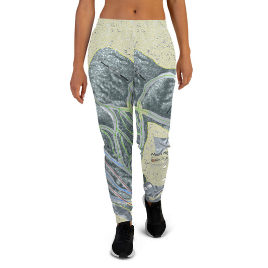 Nub' s Nob, Michigan Ski Trail Map Women's Mid-Layer - Powderaddicts