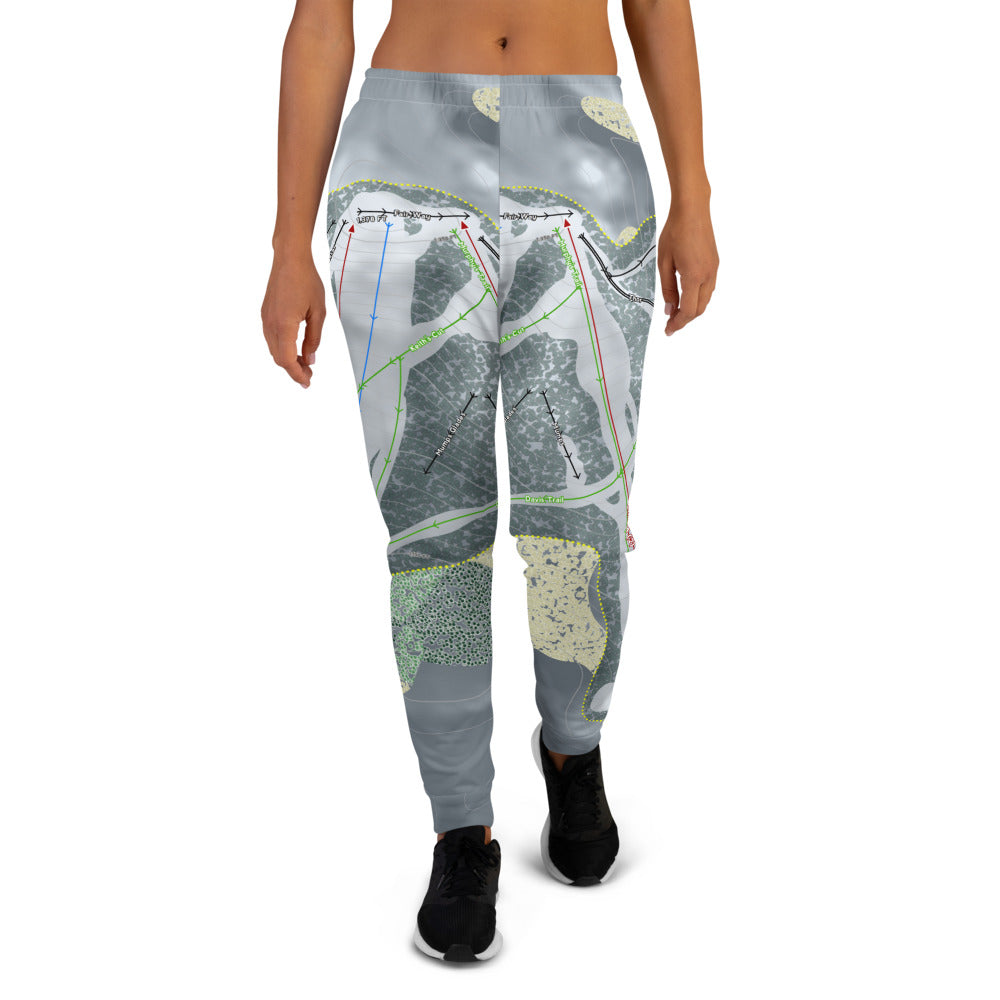 Otsego, Michigan Ski Trail Map Women's Mid-Layer