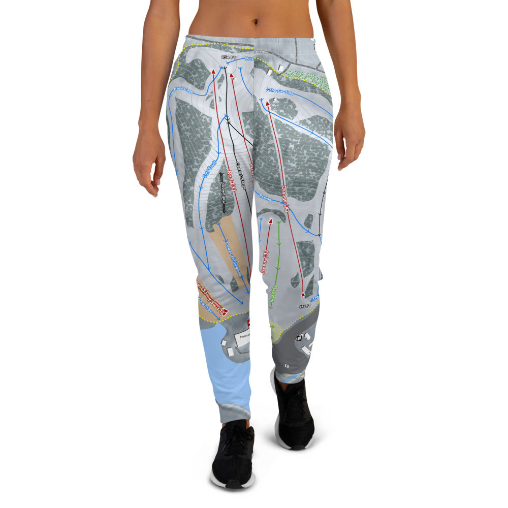 Perfect North Slopes, Indiana Ski Trail Map Women's Mid-Layer - Powderaddicts