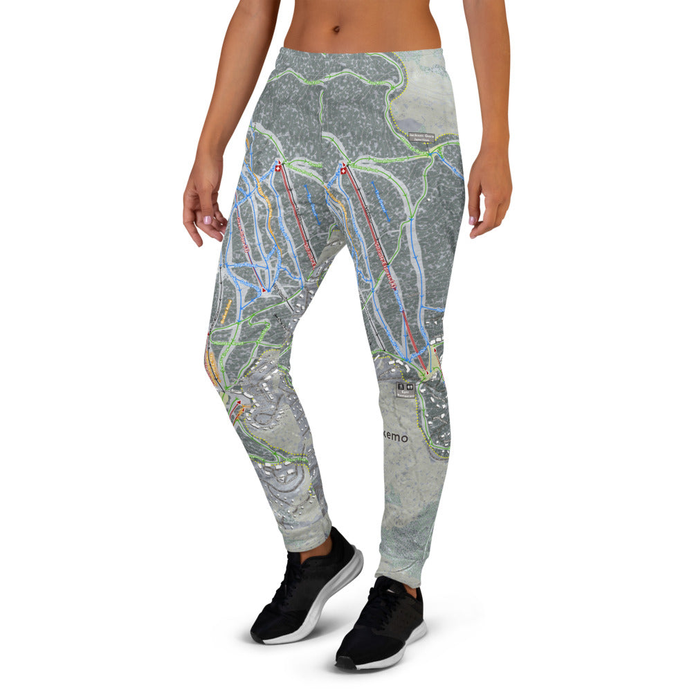 Okemo, Vermont Ski Trail Map Women&#39;s Mid-Layer - Powderaddicts