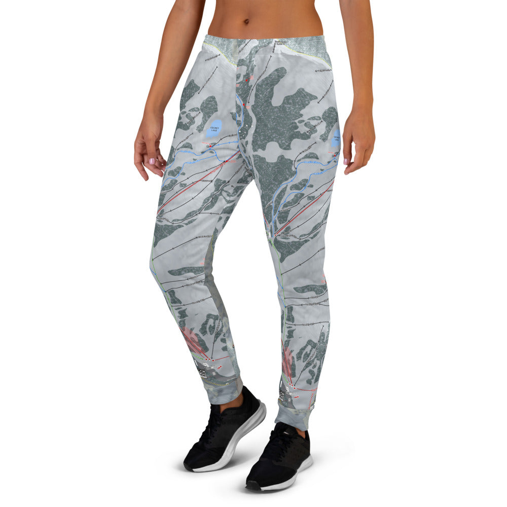 Alta, Utah Ski Trail Map Women&#39;s Mid-Layer - Powderaddicts