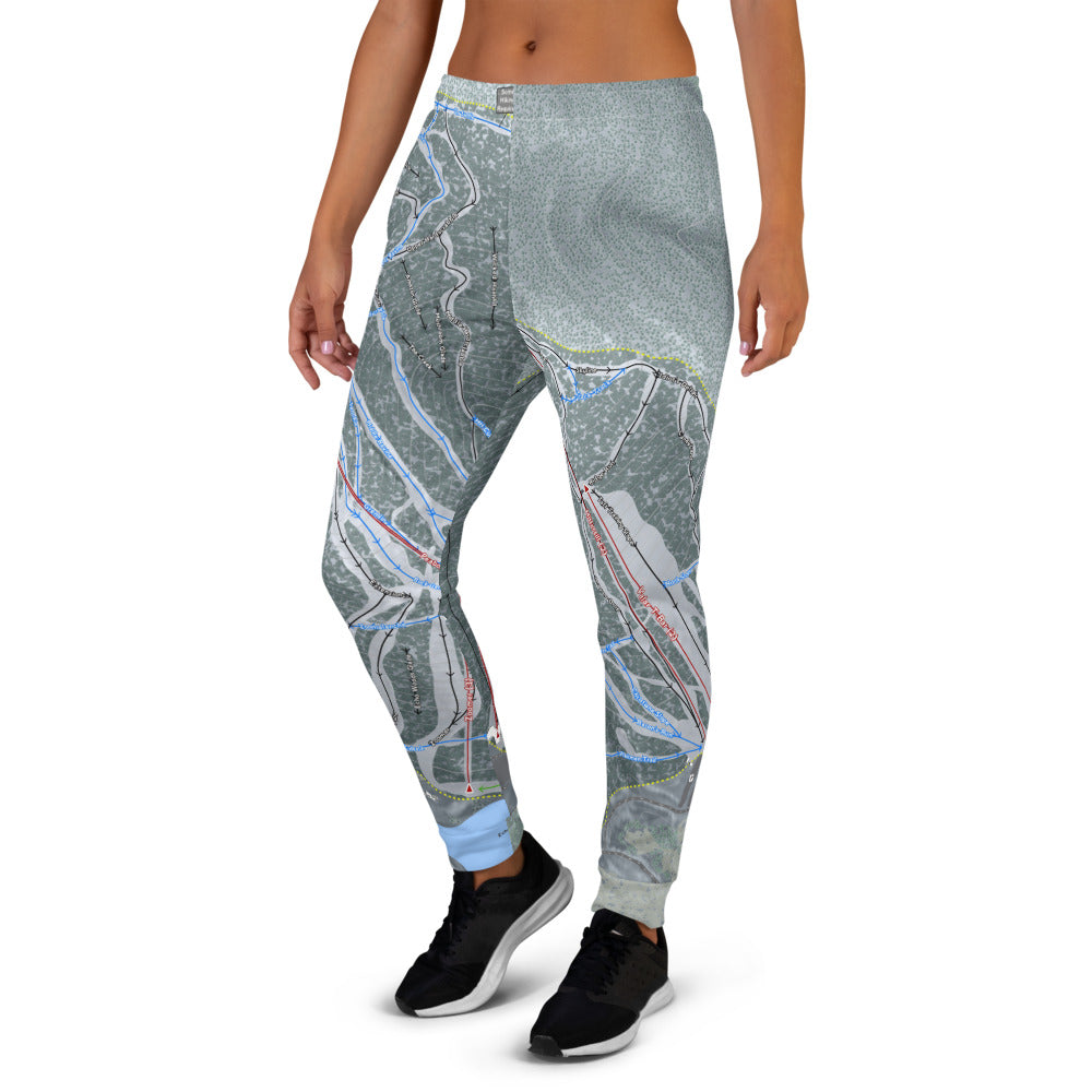 Cannon Mountain, New Hampshire Ski Trail Map Women&#39;s Mid-Layer - Powderaddicts