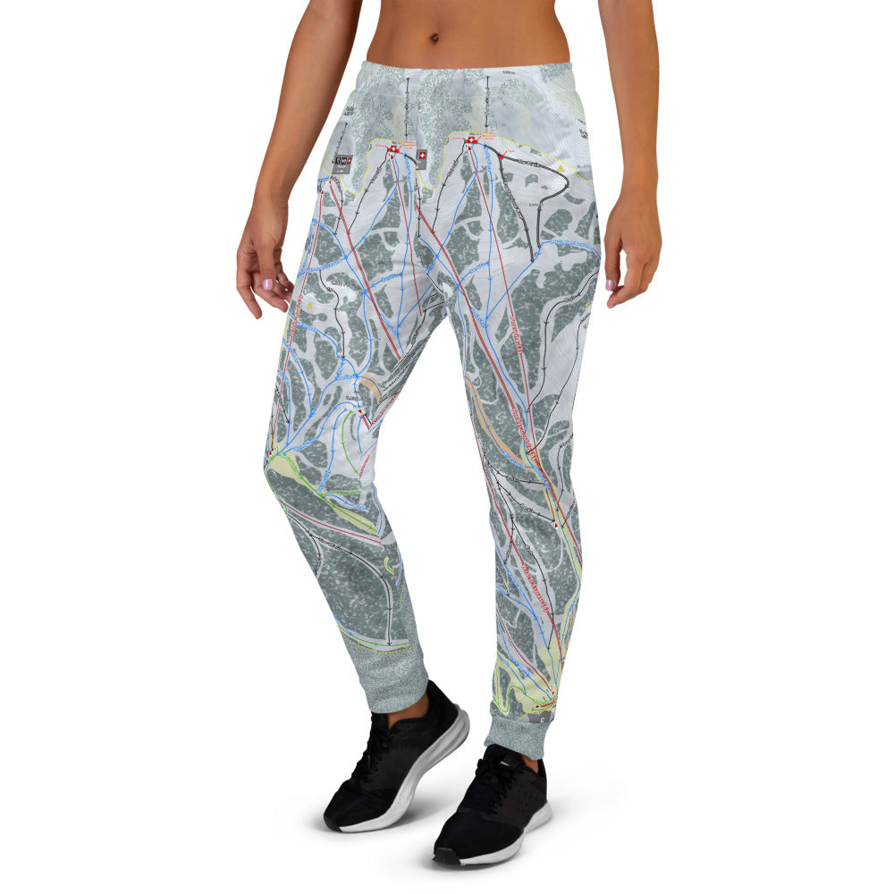 Snowbasin, Utah Ski Trail Map Women&#39;s Mid-Layer - Powderaddicts