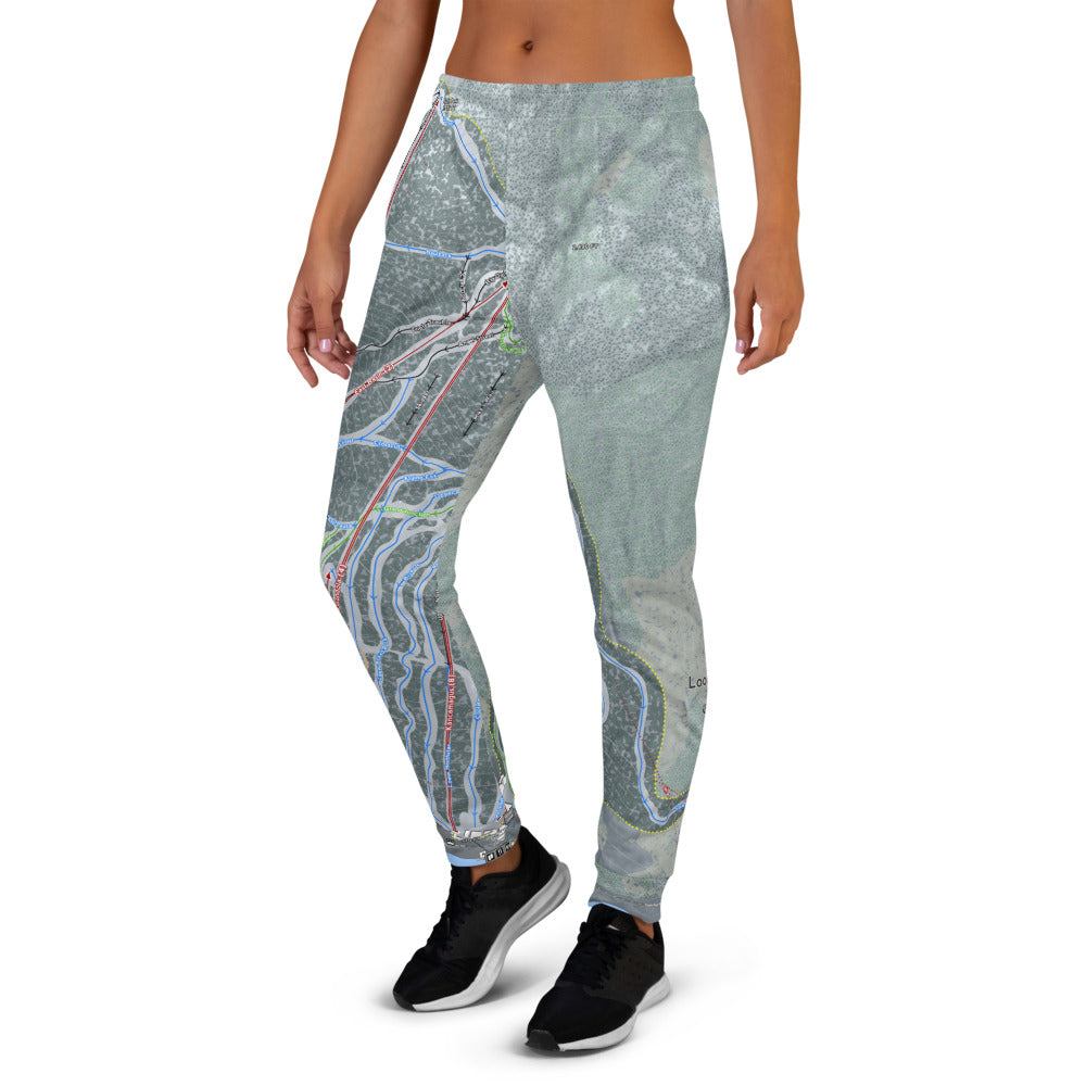 Loon Mountain, New Hampshire Ski Trail Map Women&#39;s Mid-Layer - Powderaddicts