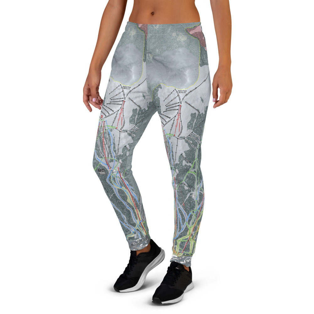 Copper Mountain, Colorado Ski Trail Map Women's Mid-Layer - Powderaddicts