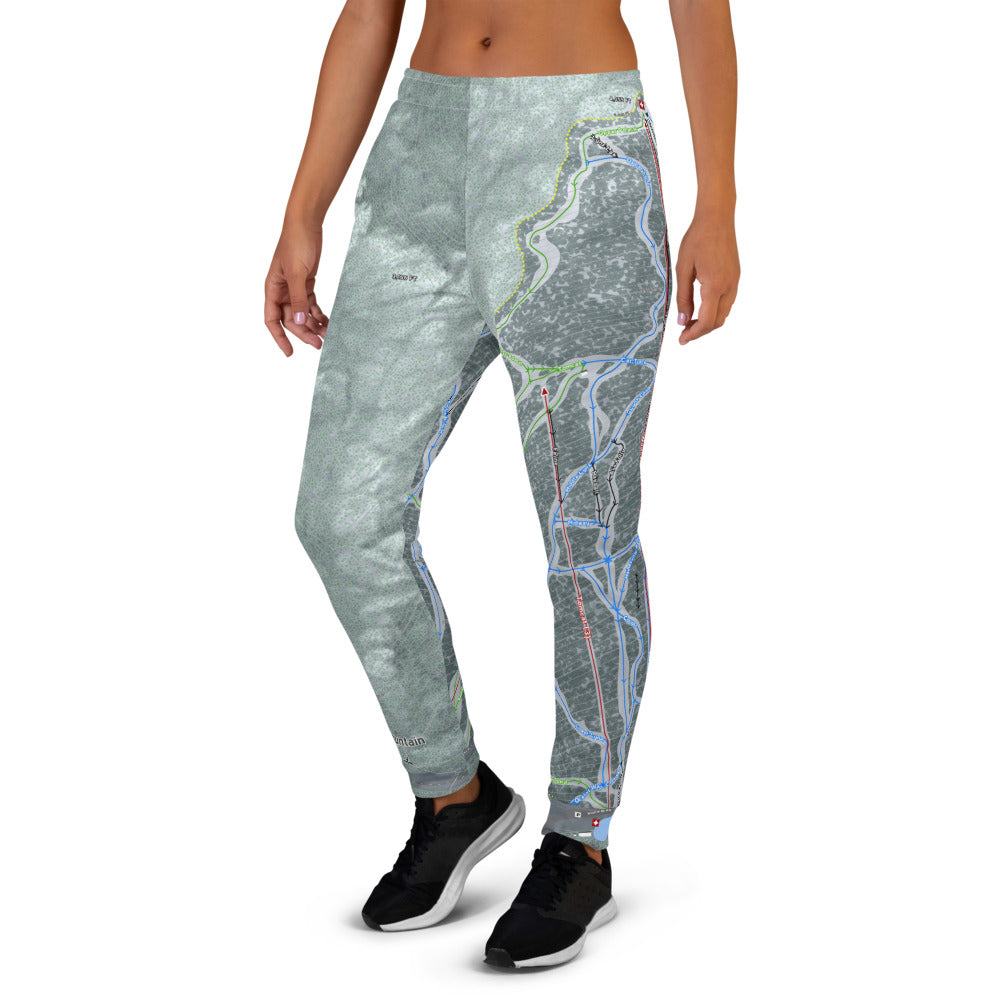 Wildcat Mountain, New Hampshire Ski Trail Map Women's Mid-Layer - Powderaddicts