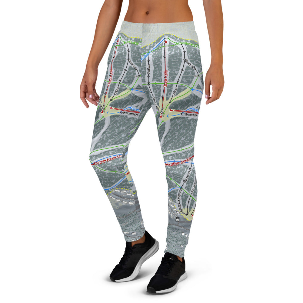 Holiday Valley, New York Ski Trail Map Women&#39;s Mid-Layer - Powderaddicts