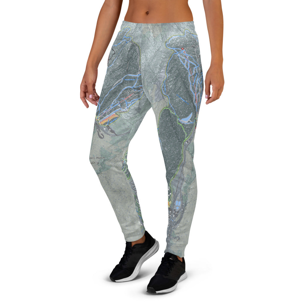 Smuggler&#39;s Notch, Vermont Ski Trail Map Women&#39;s Mid-Layer - Powderaddicts