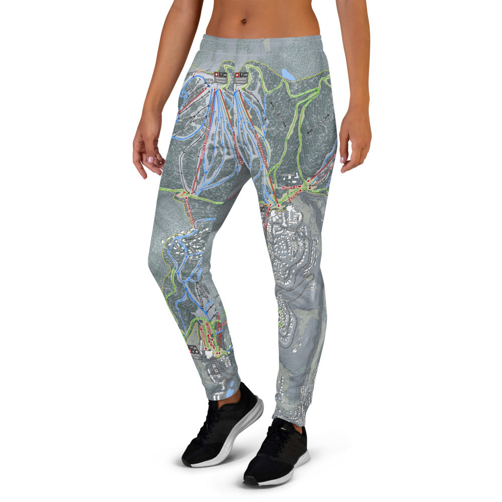 Deer Valley, Utah Ski Trail Map Women's Mid-Layer - Powderaddicts