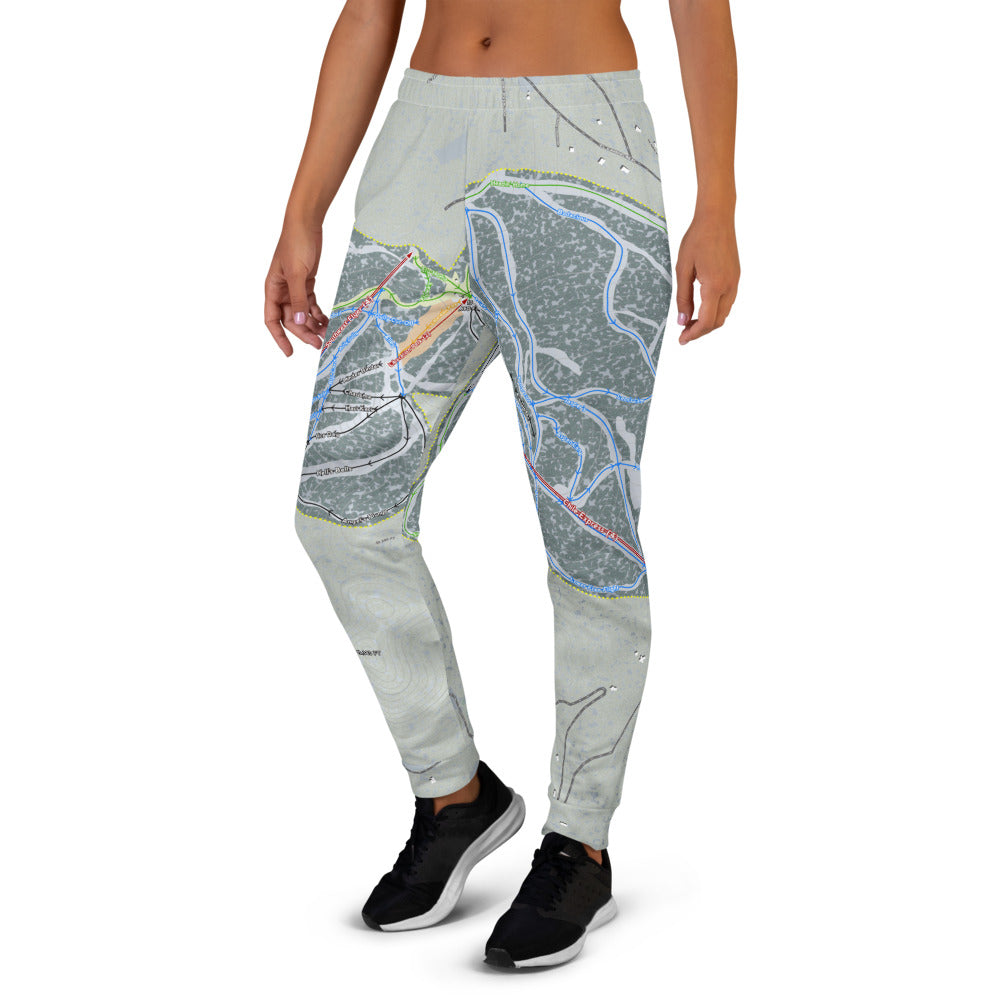 Angel Fire, New Mexico Ski Trail Map Women's Mid-Layer - Powderaddicts