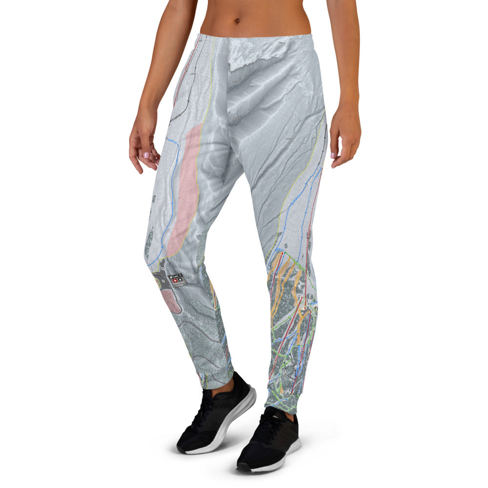 Timberline, Oregon Ski Trail Map Women's Mid-Layer - Powderaddicts