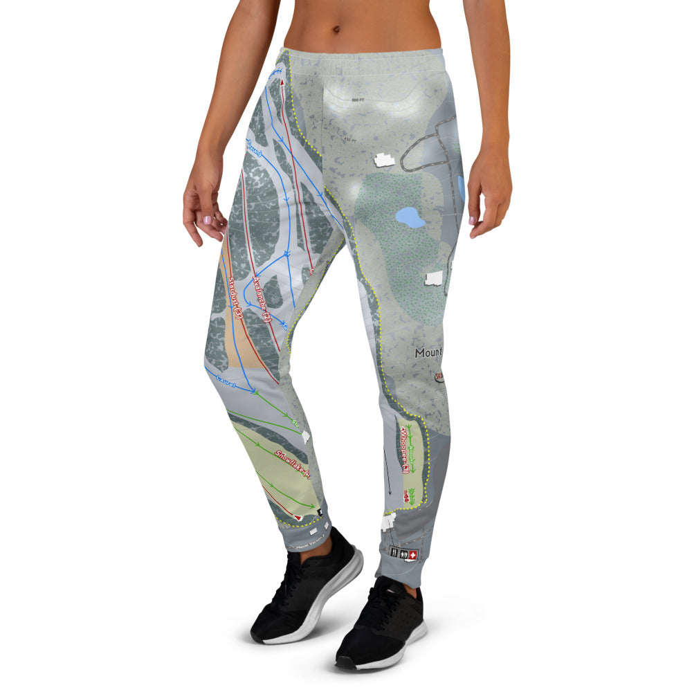 Mount Southington, Connecticut Ski Trail Map Women's Mid-Layer - Powderaddicts