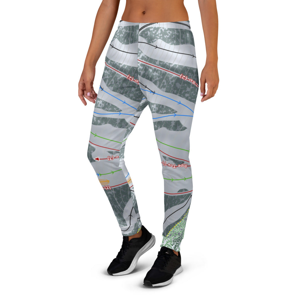 Camp10, Wisconsin Ski Trail Map Women's Mid-Layer - Powderaddicts