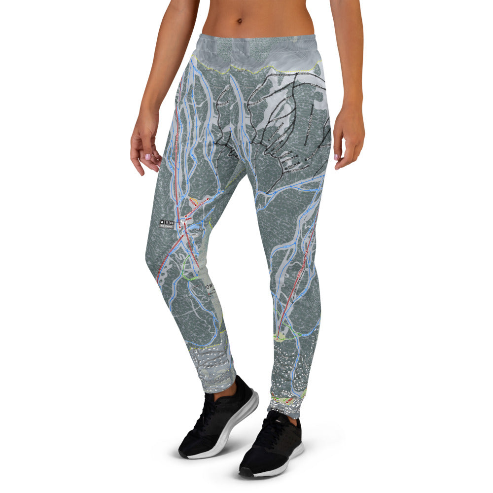 Snowmass, Colorado Ski Trail Map Women's Mid-Layer - Powderaddicts
