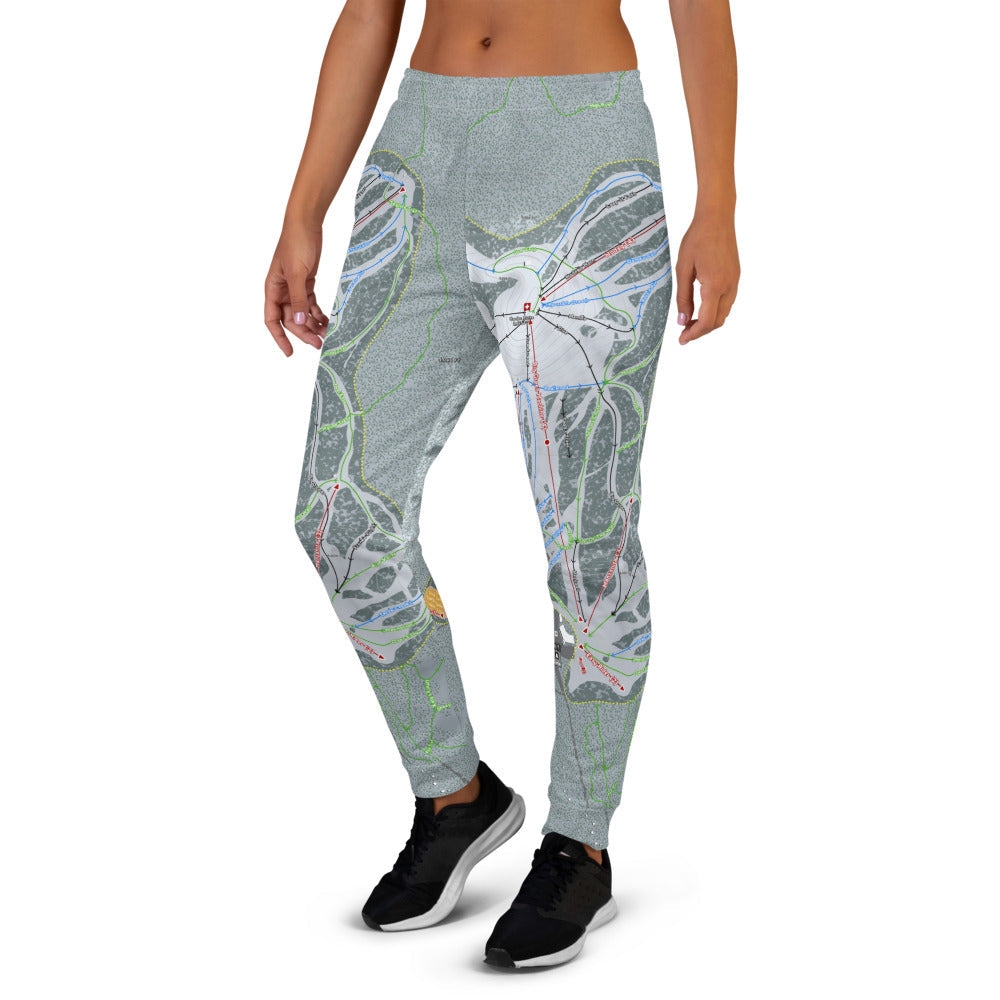 Hoodoo, Oregon Ski Trail Map Women's Mid-Layer - Powderaddicts